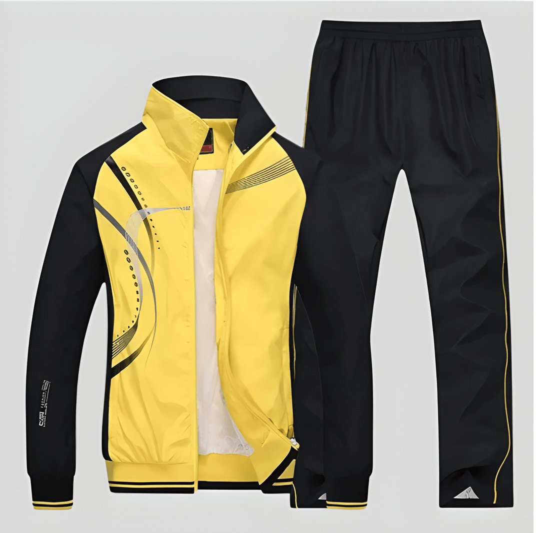 Men's Tracksuit Two-Piece Set – Zip Jacket & Joggers