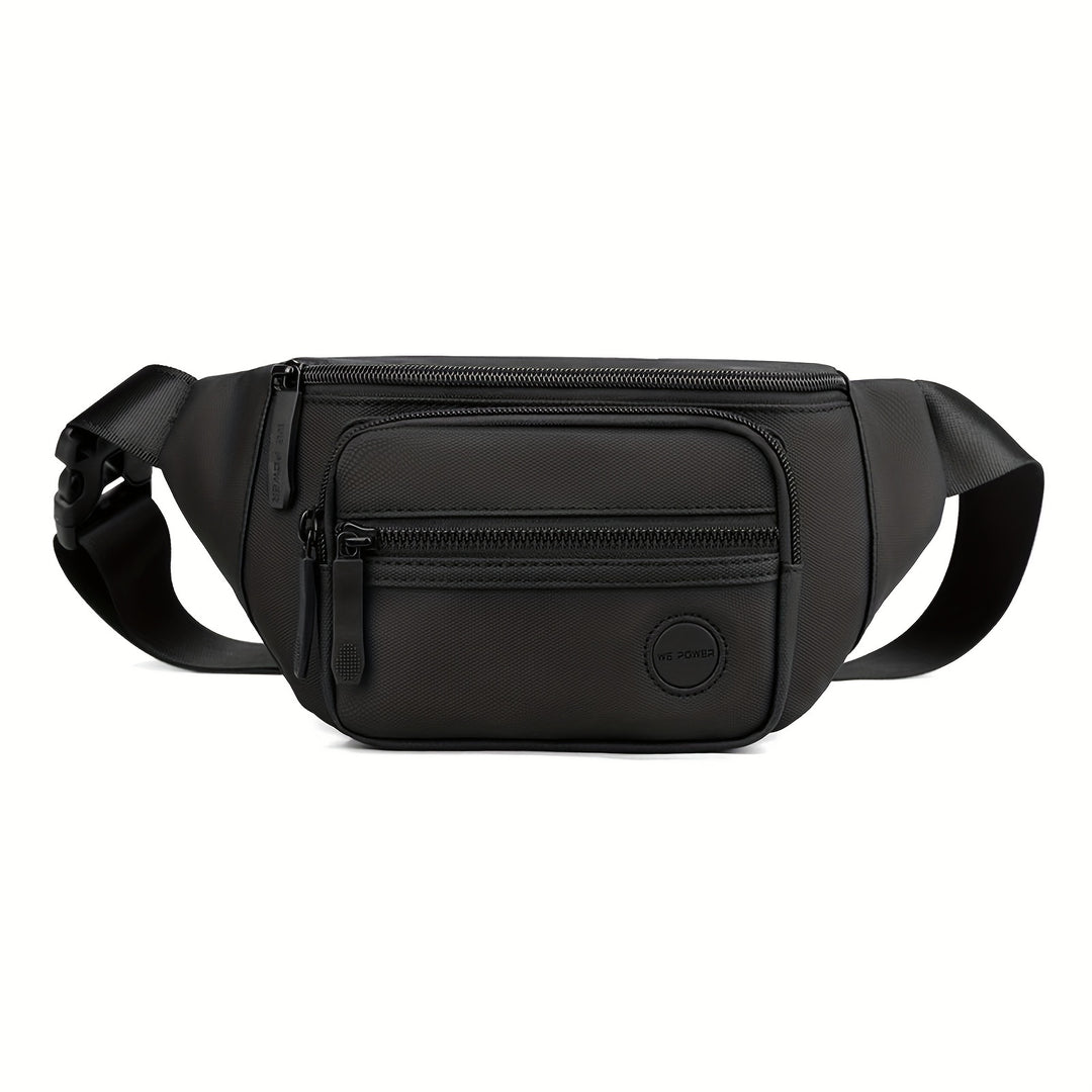 Men's Waist Bag Minimalist Design with Zipper Closure