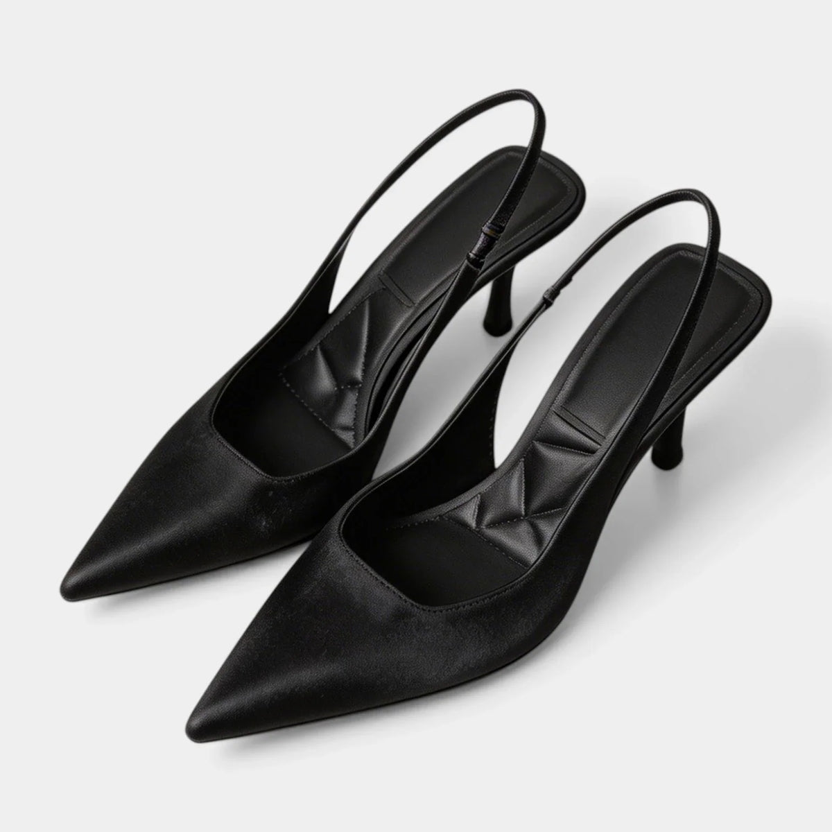 Women's Pointed-Toe Slingback Heels with Slim Stiletto Heel