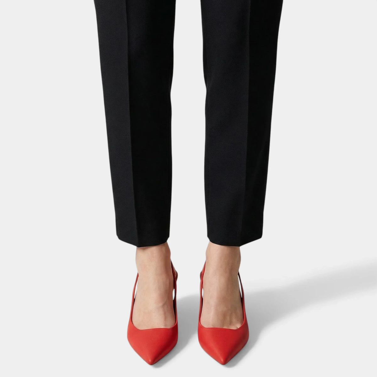 Women's Pointed-Toe Slingback Heels with Slim Stiletto Heel