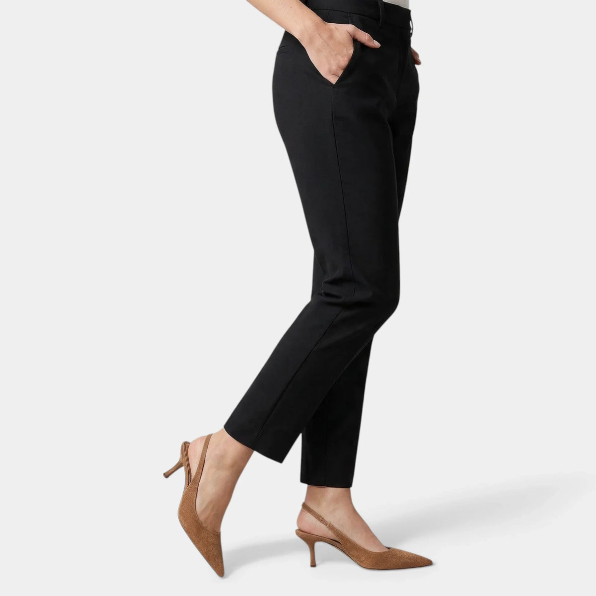Women's Pointed-Toe Slingback Heels with Slim Stiletto Heel