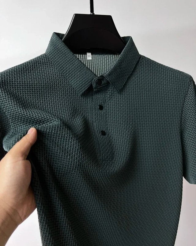 Men's Slim Fit Polo Shirt – Short Sleeve Casual Top