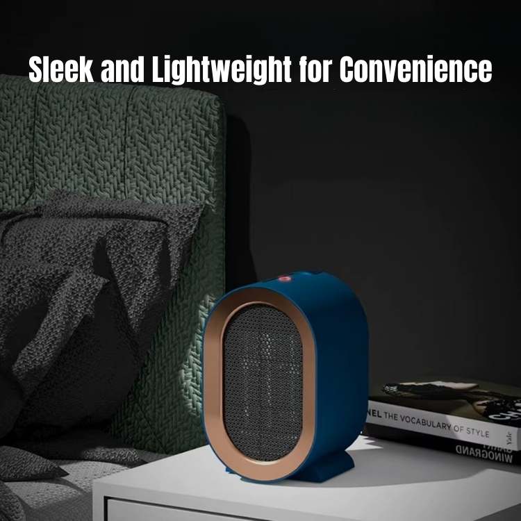 Electric Ceramic Heater - Compact Space Heater for Home & Office