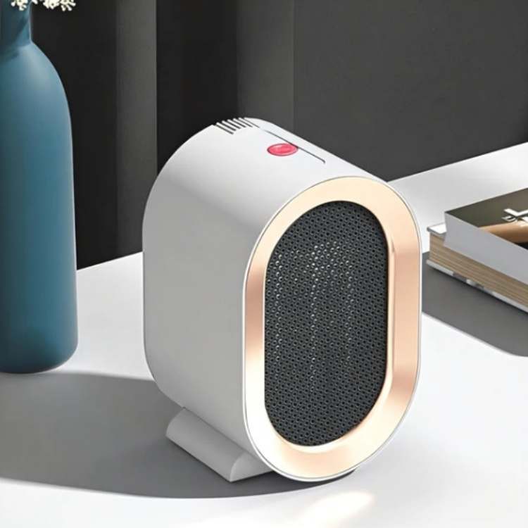 Electric Ceramic Heater - Compact Space Heater for Home & Office