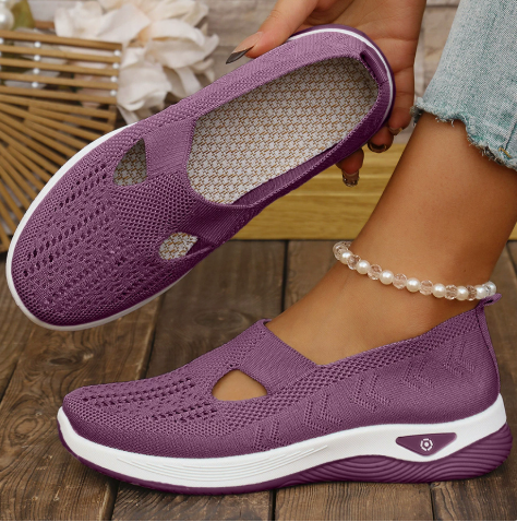 Women's Ergonomic House Slippers with Non-Slip Grip Sole – Soft Cushioned Comfort