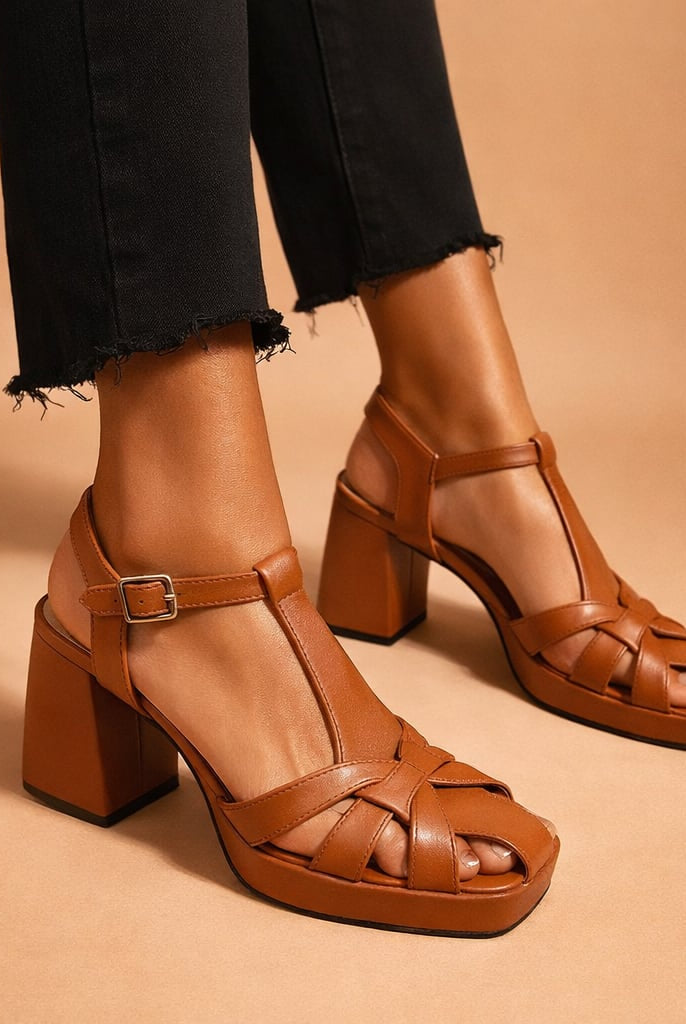 Leonora Inglewood Leather Block Heel Sandals_1