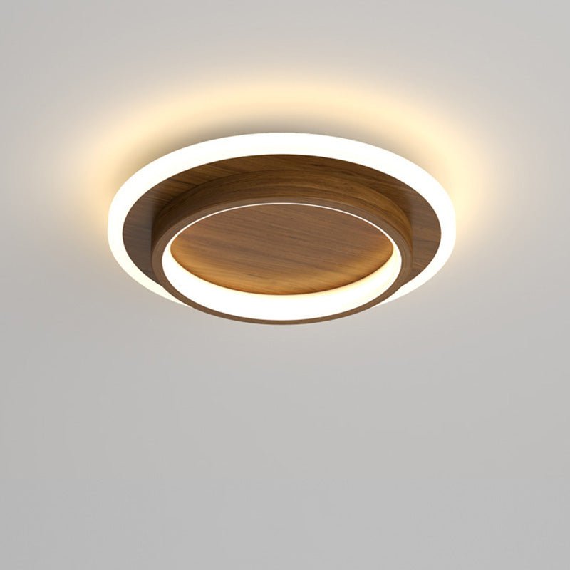 Nowoczesna Okrągła Metalowa Akrylowa Lampa Sufitowa LED do Korytarza View 15