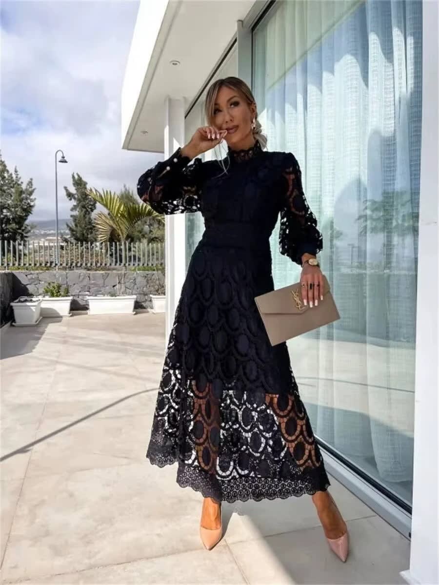 Manon Lace Wedding Guest Maxi Dress_6