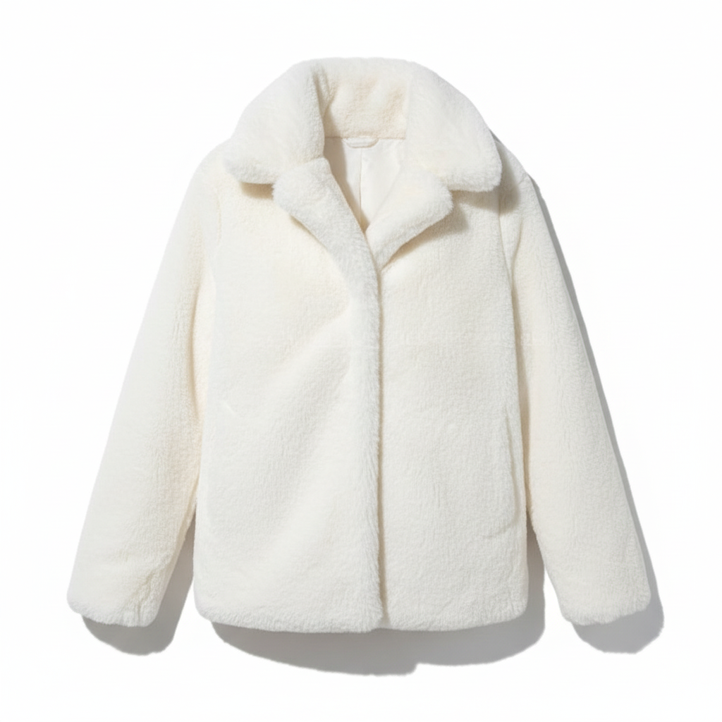 Women's Quilted Jacket with Faux-Fur Collar – Winter Coat