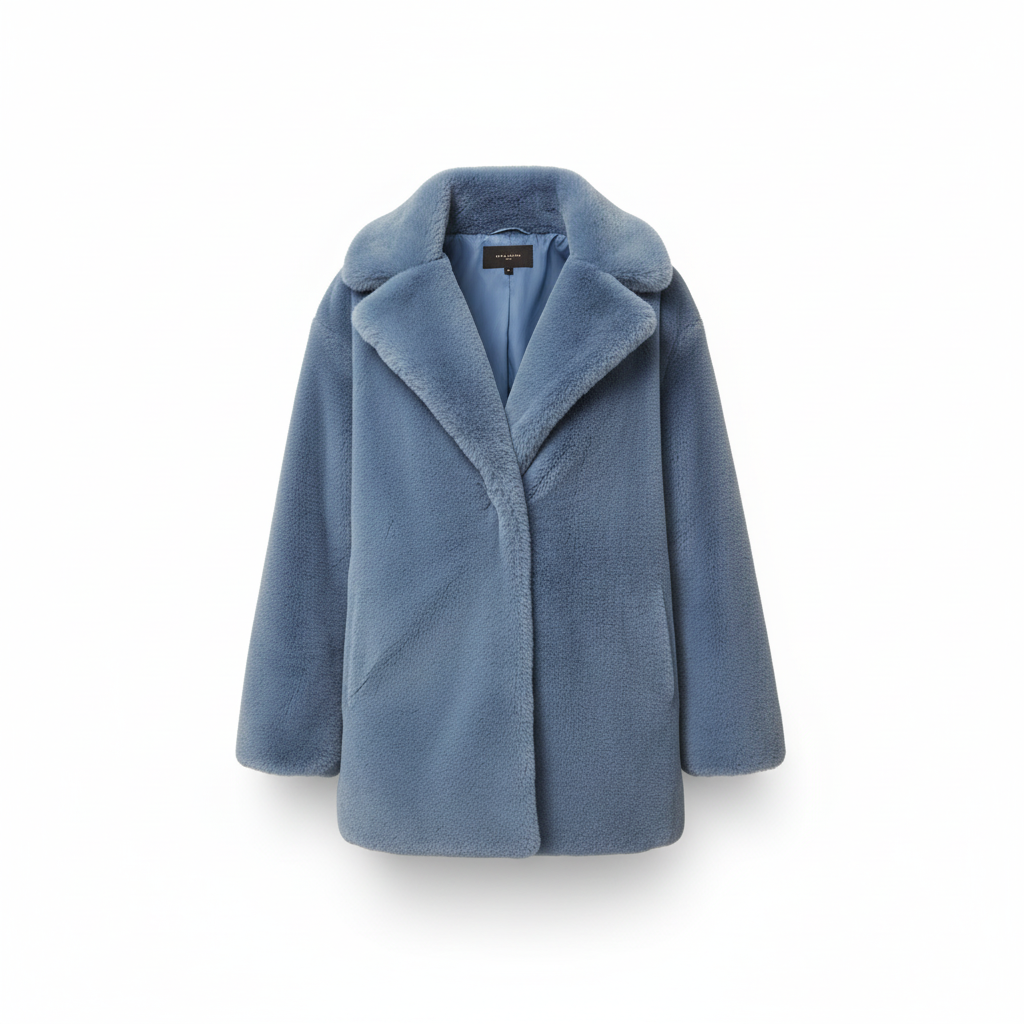 Women's Quilted Jacket with Faux-Fur Collar – Winter Coat