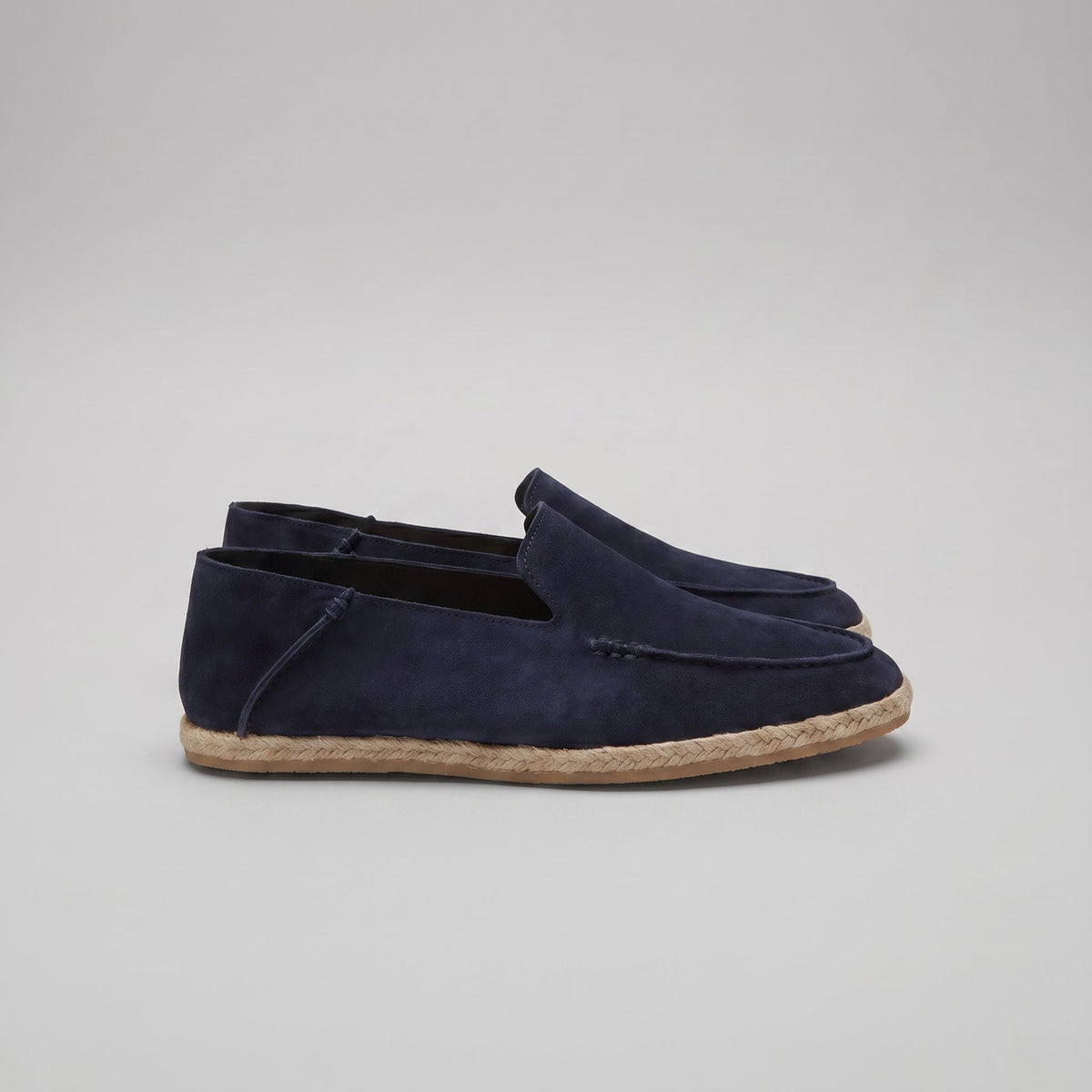 Men's Suede Espadrille Loafers - Summer Slip-On Shoes