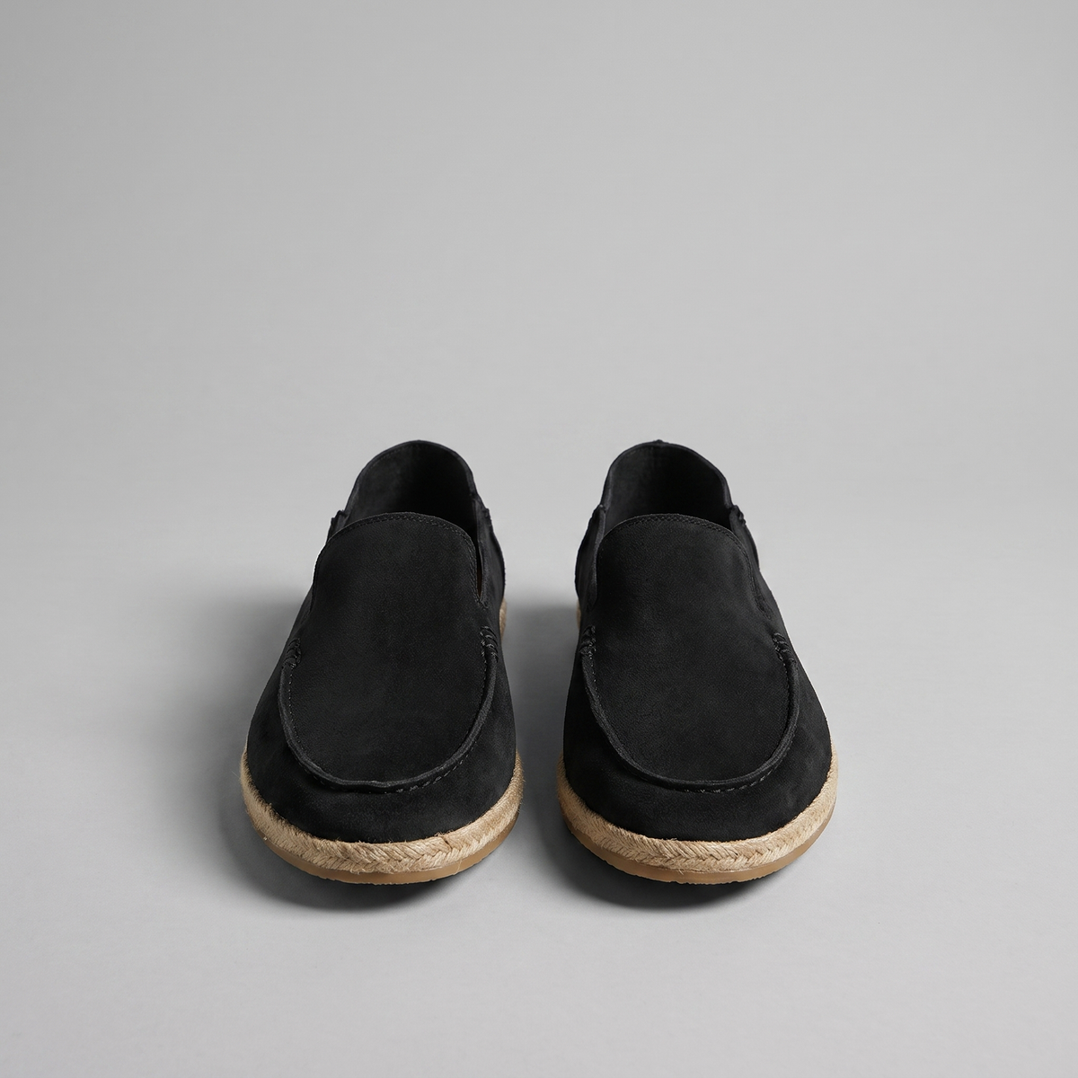 Men's Suede Espadrille Loafers - Summer Slip-On Shoes