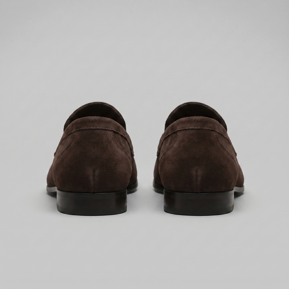 Men's Suede Penny Loafers Smart Casual Slip-On Shoes