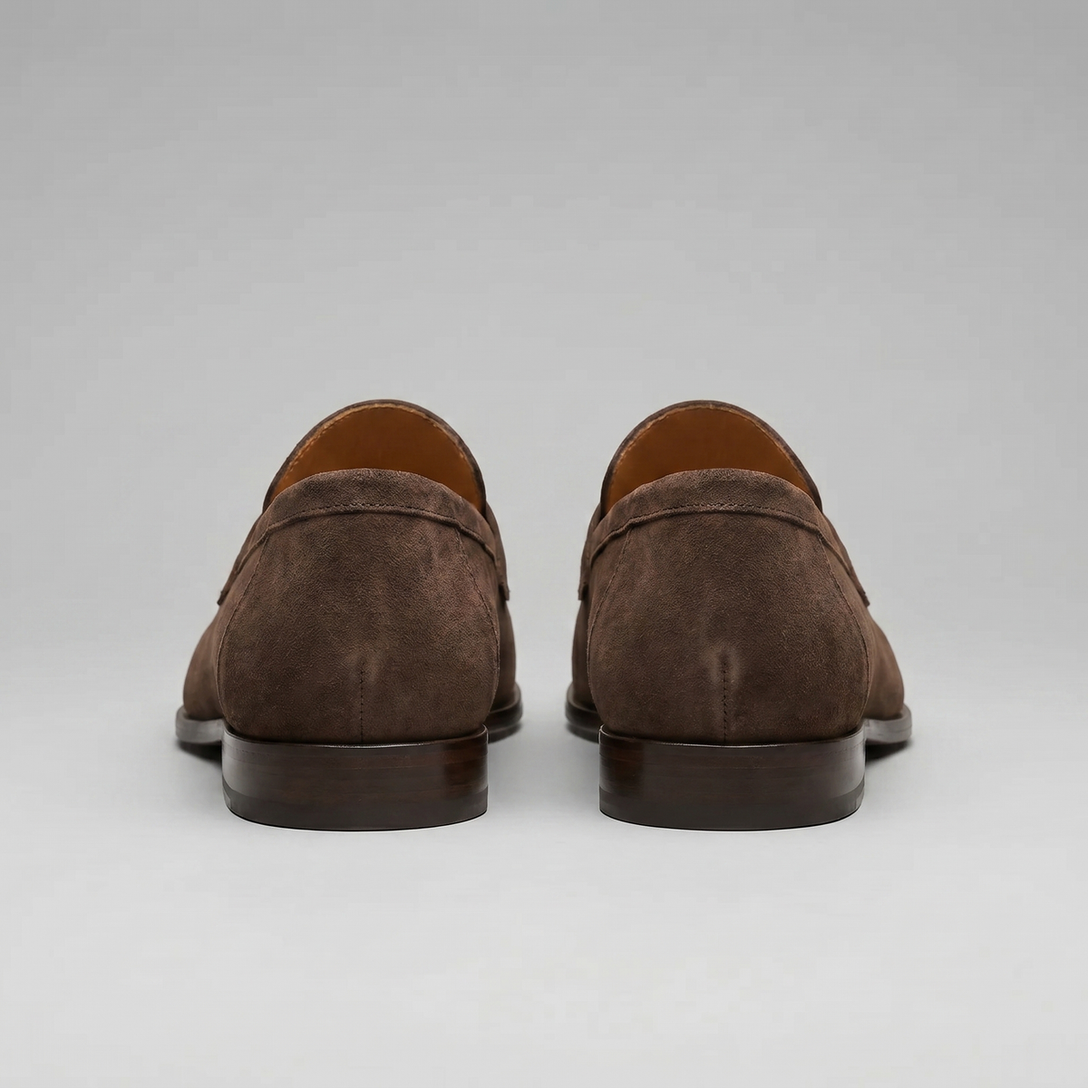Men's Suede Penny Loafers Smart Casual Slip-On Shoes