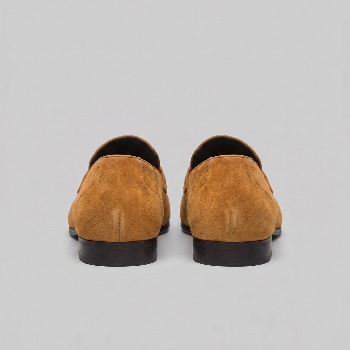 Men's Suede Penny Loafers Smart Casual Slip-On Shoes