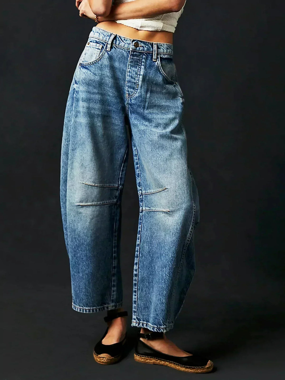Women's Wide Leg High Waist Jeans