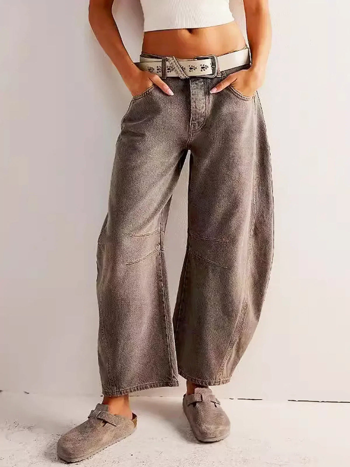 Women's Wide Leg High Waist Jeans