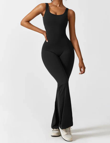 Viral V-Back Scrunch Jumpsuit