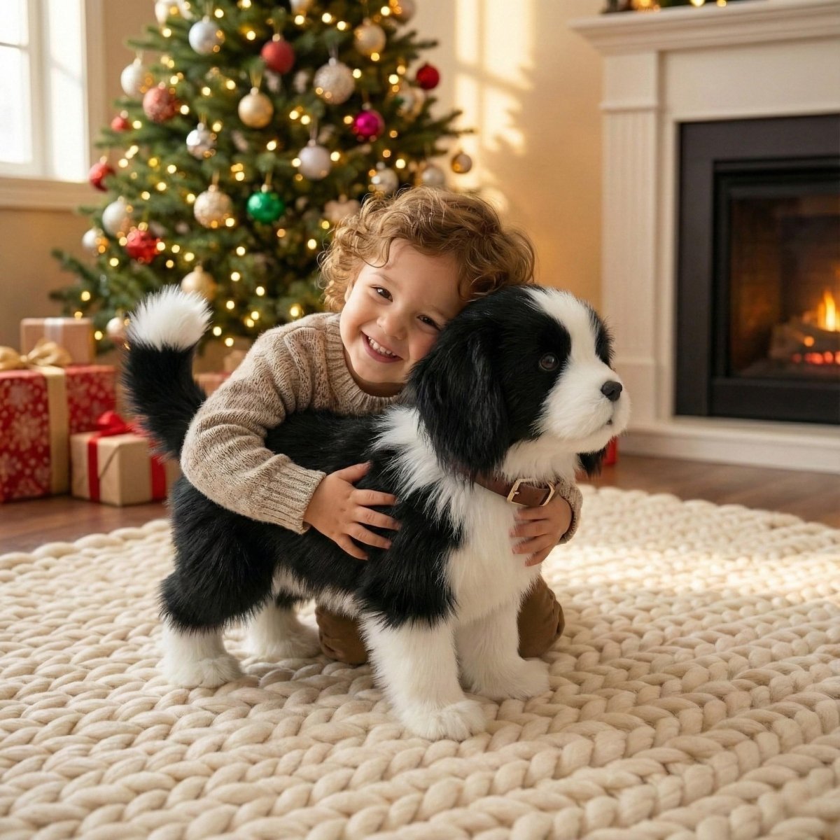 Interactive Walking Barking Dog Toy – Plush Electronic Puppy