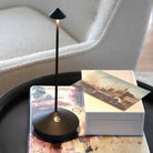 Cordless LED Table Lamp – Dimmable Rechargeable Light in White and Gold
