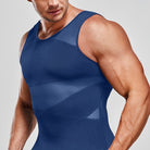 Men's Fitted Tank Top Sleeveless Muscle Vest Slim Fit