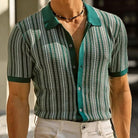 Men's Button-Down Shirt in Organic Cotton Herringbone