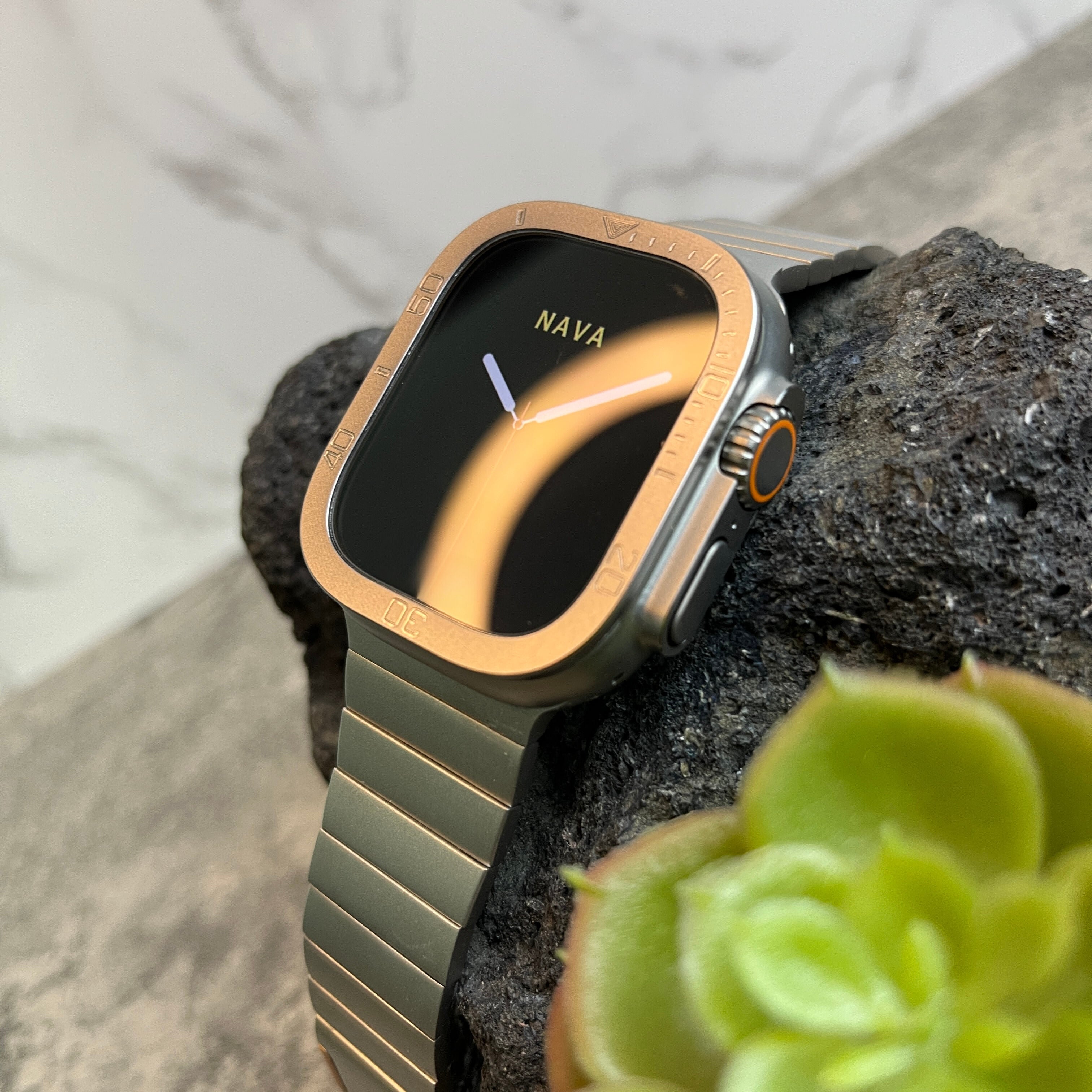 Smartwatch Screen Protector Case – Vintage Bezel Cover for Ultra 49mm