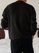 Men's Ribbed Crew-Neck Sweater – Relaxed Fit Knit Pullover