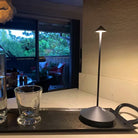 Cordless LED Table Lamp – Dimmable Rechargeable Light in White and Gold