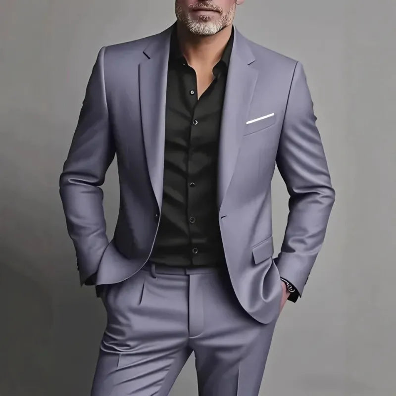 Men's Slim Fit Suits - Tailored Jacket & Trousers Set