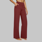 Women's High-Waist Stretch Pants – Soft Comfort Fit Trousers