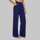 Women's High-Waist Stretch Pants – Soft Comfort Fit Trousers