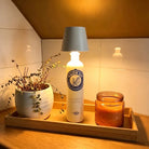 Rechargeable Bottle Topper Table Lamp - Dimmable Cordless LED Light