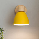 Wall Light for Living Room with Angled Arm and Conical Shade