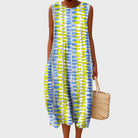 Women's Knee-Length Dress with Relaxed Fit