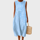 Women's Knee-Length Dress with Relaxed Fit