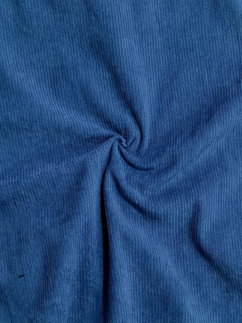 Corduroy Jacket | Dames jas van ribstof met ritssluiting en rechte pasvorm