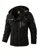 Men's Waterproof Winter Jacket with Hood - Insulated Coat