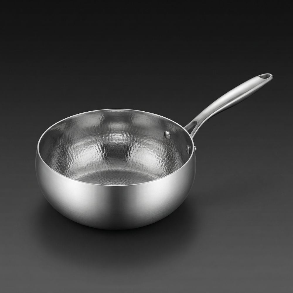 Titanium Chef's Pan with Optional Lid - Non-Stick Cooking Pot