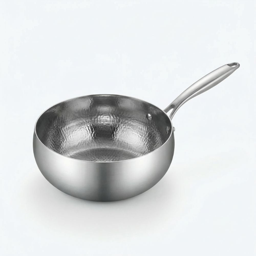 Titanium Chef's Pan with Optional Lid - Non-Stick Cooking Pot