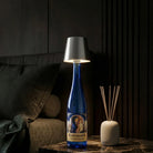 Rechargeable Bottle Topper Table Lamp - Dimmable Cordless LED Light