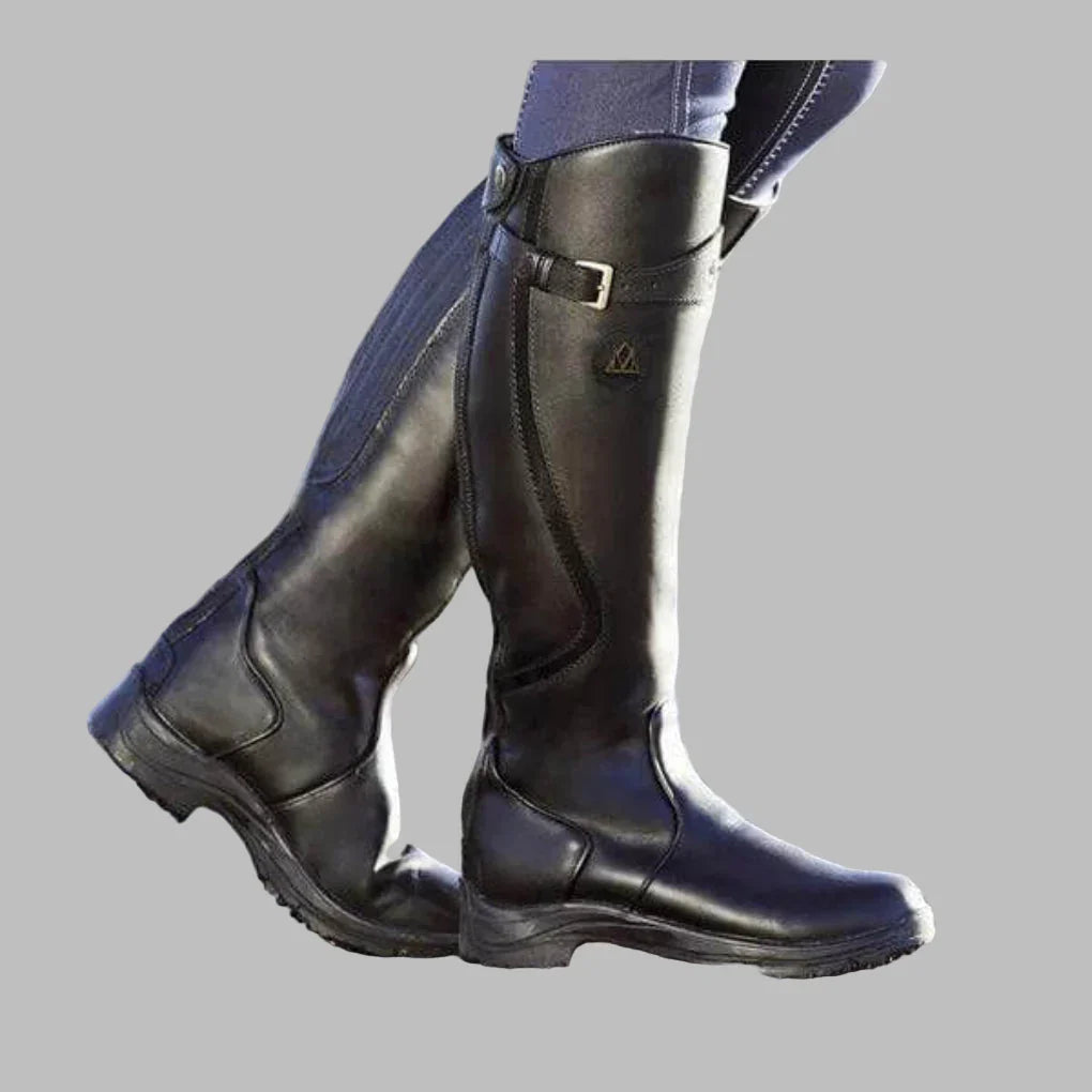 Women's Orthopaedic Leather Boots with Arch Support