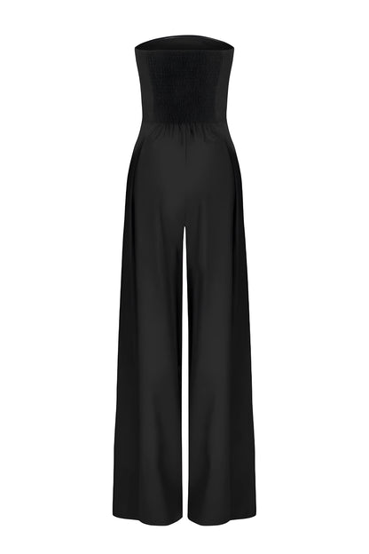 Amaja Strapless Jumpsuit | Dames jumpsuit met korsetlook en elegante strapless pasvorm