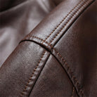Ravello | Men's Aviator Fur Lined Leather Jacket