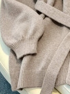 Oversized cardigan met riem