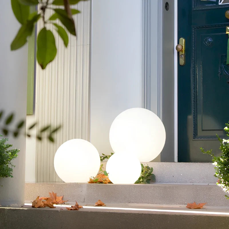 Spherical Outdoor Garden Light with Remote Control - 16 Colours, Weather-Resistant