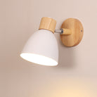 Wall Light for Living Room with Angled Arm and Conical Shade