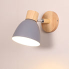 Wall Light for Living Room with Angled Arm and Conical Shade