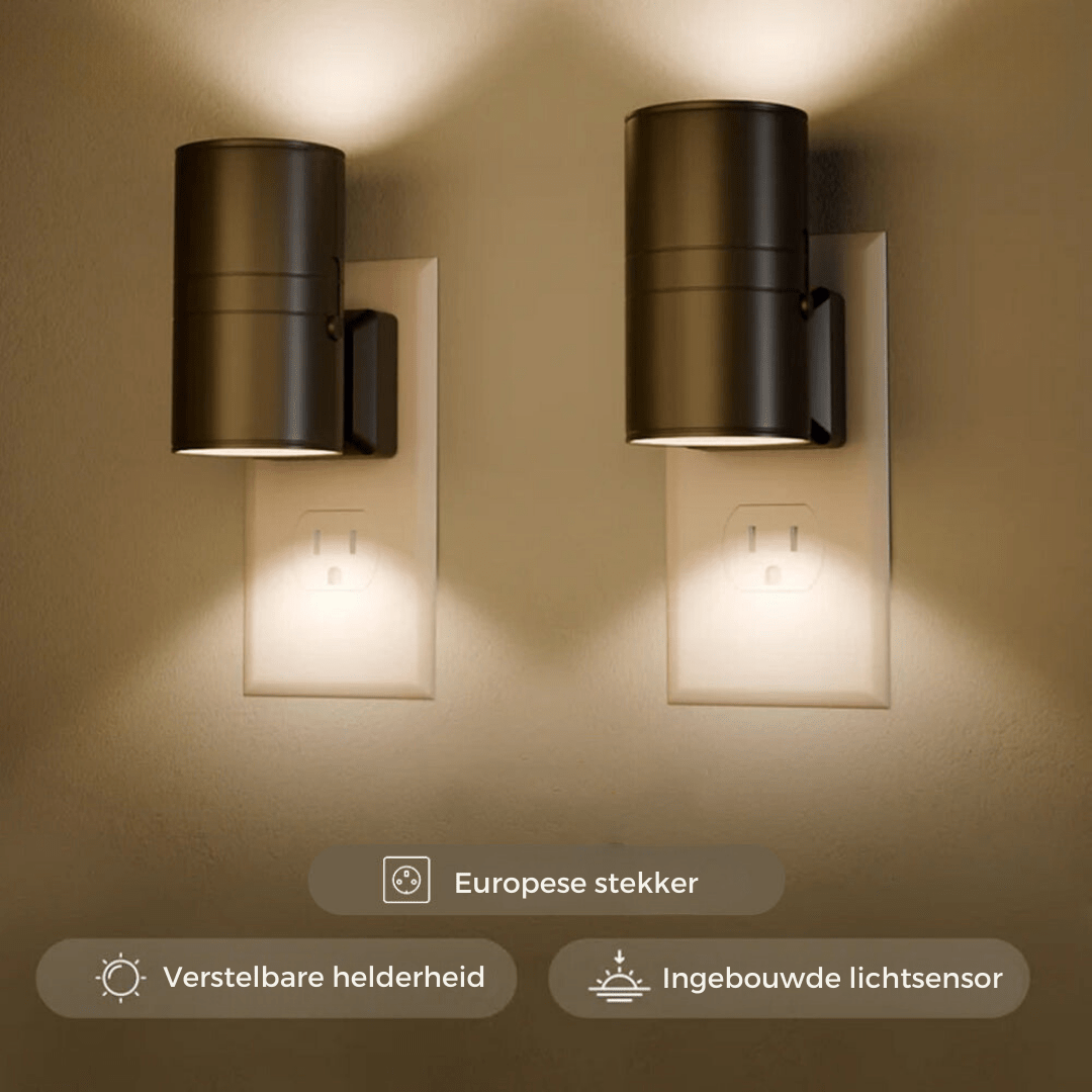 LED Plug-In Night Light with Sensor, Dimmable