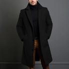 Men's Formal Winter Coat – Tailored Wool-Blend Overcoat